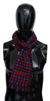 Missoni Multicolor Check Wool Unisex Neck Wrap Shawl -   -  Missoni.